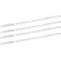 Adabele 10 Feet Authentic 925 Sterling Silver Unfinished Heart Shaped Link Chain 3.2mm x 2.1mm Small Thin Hypoallergenic Nickel Free for DIY Craft Jewelry Making SSK-T2 - color: Sterling Silver, size: 3.2mm Heart Link - 10 Feet