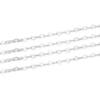 Adabele 5 Feet Authentic 925 Sterling Silver Unfinished Heart Shaped Link Chain 5.5mm x 4.3mm Hypoallergenic Nickel Free for DIY Craft Jewelry Making SSK-T3 - color: Sterling Silver, size: 5.5mm Heart Link - 5 Feet