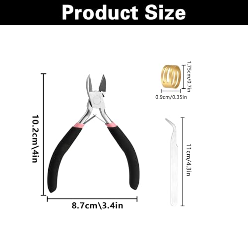 Wire cutters Needle for Jewelry Making,Jewelry Pliers Jewelry Making Tools for Crafts，With Long Flat Nose Pliersfor Cutting Crafts-Matte Handle - color: Wire Cutters Needle-anti Fan
