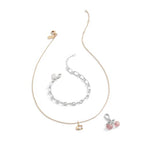 COACH Women's Collectible Signature Jewelry Charm - color: Cherry Pink/Rhodium