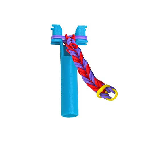 Rainbow Loom® Blue Upgrade Kit, Features a Blue Metal Hook and a Mini Loom to Make Bracelets, for Ages 7+; Rubber Bands are NOT Included - color: Blue