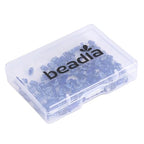 Beadia Royal Blue Imperial Jasper Stone Tila Beads 5x2mm Rectangle 2-Hole Spacer Beads for DIY Bracelet Earring Making 15"/Strand - color: Imperial Jasper Royal Blue, size: 5x2mm