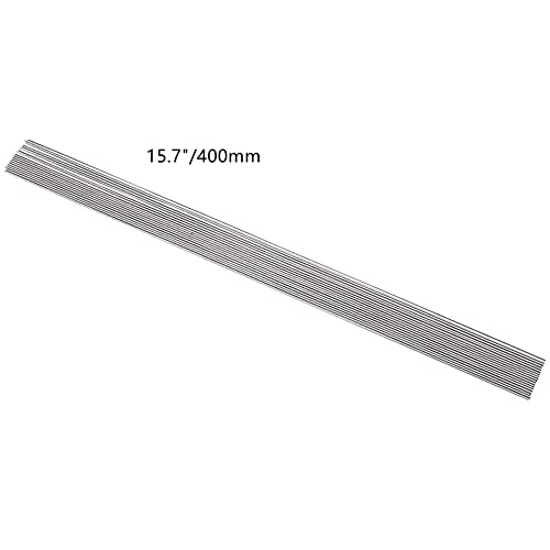 25PCS 40CM 15.7" Stainless Steel Spring Wire Hard Full Straight 2.0mm Fishing Accessories - size: 2.0mm