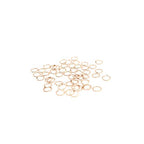 50pcs 14/20 Gold Filled Round Open Jump Rings 4.5MM OD, 3.2MM ID 22 Gauge by CRAFT WIRE - color: 22 Gauge, size: 4.5MM