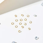 DanLingJewelry 500Pcs 304 Stainless Steel 27 Gauge Open Jump Rings 3mm for Jewelry Making Connectors Jewelry Finding Golden Color - color: 500 pcs - ф3mm δ 0.4mm - Golden