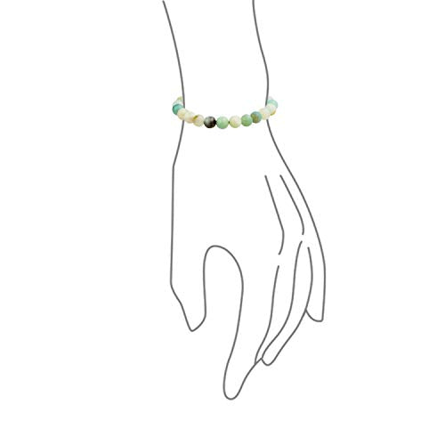 Bling Jewelry Natural Multi Color Semi Precious Gemstone Round Bead 8MM Strand Stackable Stretch Bracelet For Women Men Teen Unisex - color: Multi Color Amazonite