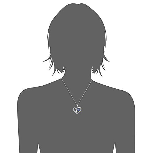 Forever Connected Mother & Son Necklace – Heart Pendant Gift for Mom, Sterling Silver Jewelry for Mother's Day or Birthday - style: Mom F