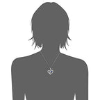 Forever Connected Mother & Son Necklace – Heart Pendant Gift for Mom, Sterling Silver Jewelry for Mother's Day or Birthday - style: Mom F