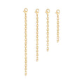 4-Piece Gold Extension Chain Sets for Women for Necklace, Bracelet, Coach Extension Chain, Layering Extension for Jewelry Making - color: gold B