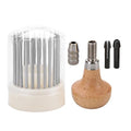 Beading Tool Jewelry Graver Kit Set, 23pcs Metal Beading Tools Set Engraving Bead Grain Tool, Stone Setting Beading Tool Kit, Jewelry Craft Making Kit Beading Tools Set with