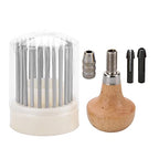 Beading Tool Jewelry Graver Kit Set, 23pcs Metal Beading Tools Set Engraving Bead Grain Tool, Stone Setting Beading Tool Kit, Jewelry Craft Making Kit Beading Tools Set with