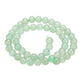 HARFINGTON 50pcs Natural Stone Beads 6mm Green Aventurine Round Gemstone Stone Loose Beading Real Genuine Smooth Balls Bead for Jewelry Making Bracelets Necklace Earrings DIY - color: Green Aventurine, size: 6mm
