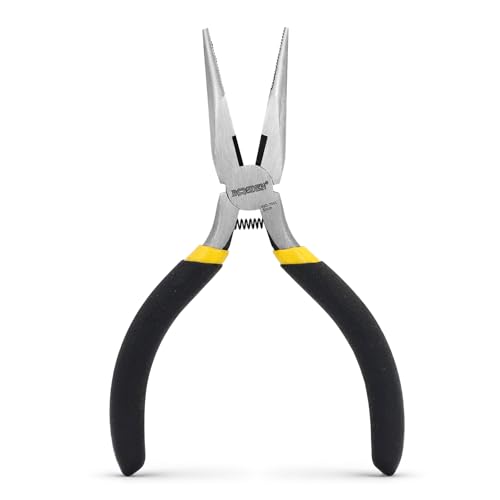 BOOSDEN 5" Needle Nose Pliers, Mini, Jewelry Making, Electronics Repair - size: 5" (1 Pack)