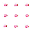 50PCS Polymer Clay Cake Roll Slice Sweet Food Dessert Loose Spacer Beads for DIY Bracelet Necklace Earring Key Chain Jewelry Making Hole 1mm - color: Pink Cake Roll