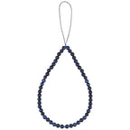 Semi-Precious Gem Stones Beaded Phone Charm Cell Phone Lanyard Wrist Strap Handmade Natural Gemstone Phone Chain string - color: Qingjin Tiger