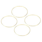 PATIKIL Half Hard Brass Wire, 4Pcs 38Gauge/0.1mm Diameter 10m/32.8ft Pure Craft Wire for Jewelry Making Beading Garden Plants - size: 38Gauge/0.1mm