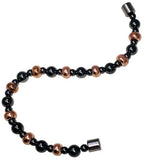Copper and Magnetic Hematite Bracelet - size: 8.5 Inches
