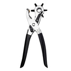 XOOL Belt Hole Puncher for Leather, Precision Multi-Size Leather Hole Punch for Watch Bands, Straps, Collars, Saddles, Shoes, Fabric, DIY Home, Craft Projects - style: Lite