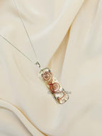 Crystal Necklace Pendant for Women Men - Orgone Necklace Pendant of Healing Crystal for Protection-Spiritual Jewelry - color: Rainbow Moonstone