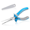 SPEEDWOX Fine Tips Needle Nose Pliers - Long Nose Pliers With Serrated Jaw, Protective Cover For Jewelry Making, Fishing, Wire Looping & Beading - style: Upgrade Fine Tips Needle Nose
