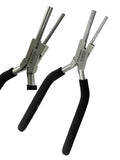 Cynamed,German Heavy Duty Bail Making Pliers,6 IN 1 Wire Looping Forming Pliers,BIG SIZE LOOPING PLIERS 13,16 & 20MM,SMALL LOOPING PLIER,5,7,10MM Anti Slip comfort grip handle(SMALL 3MM & 5MM) - style: SMALL 3MM & 5MM
