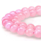 35pcs Adabele Natural Rose Quartz Pink Crystal Healing Gemstone 10mm Round Beads Gem Stone Spacer for DIY Craft Jewelry Making GS10-10 - color: Rose Quartz, size: 10mm (35pcs/1 Strand)