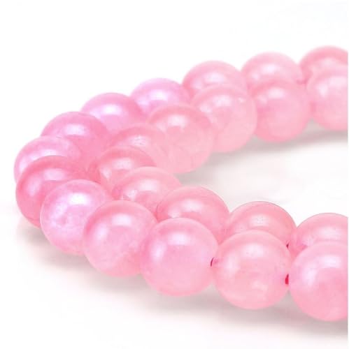 35pcs Adabele Natural Rose Quartz Pink Crystal Healing Gemstone 10mm Round Beads Gem Stone Spacer for DIY Craft Jewelry Making GS10-10 - color: Rose Quartz, size: 10mm (35pcs/1 Strand)
