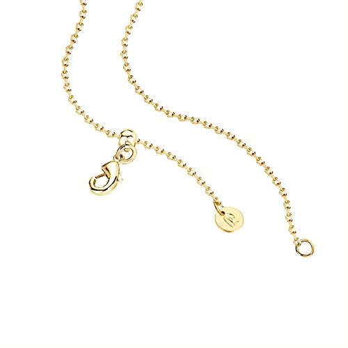 PAVOI 14K Gold Plated Cubic Zirconia Heart Necklace | Cute Dainty Love Pendant Necklaces for Women - Valentines Day Trendy Jewelry - style: Heart Polished