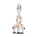 LAZA Charms for Bracelets 925 Sterling Silver Butterfly Summer Travel Ocean Lucky Charm Beads Pendant Jewelry for Women Mom - color: Love Giraffe