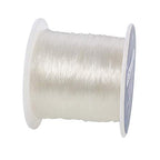 BENECREAT 150m/roll 0.8mm Crystal Thread Elastic Cord Stretchy Bracelet String, Crystal String Bead Cord for Bracelet, Beading and Jewelry Making