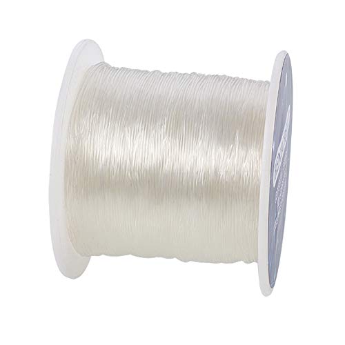 BENECREAT 150m/roll 0.8mm Crystal Thread Elastic Cord Stretchy Bracelet String, Crystal String Bead Cord for Bracelet, Beading and Jewelry Making