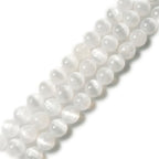 6mm Selenite Stone Beads Natural Crystal Gemstone Round Loose Beads for DIY Jewelry Making 15"/Strand - color: Selenite, size: 6mm