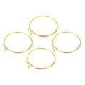 PATIKIL Half Hard Brass Wire, 4Pcs 32Gauge/0.2mm Diameter 10m/32.8ft Pure Craft Wire for Jewelry Making Beading Garden Plants - size: 32Gauge/0.2mm