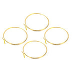 PATIKIL Half Hard Brass Wire, 4Pcs 32Gauge/0.2mm Diameter 10m/32.8ft Pure Craft Wire for Jewelry Making Beading Garden Plants - size: 32Gauge/0.2mm