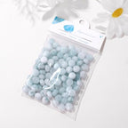 Raicegs 100pcs 5×8mm Rondelle Aquamarine Beads Natural Gemstone Beads Abacus Disk Stone Loose Beads for Jewelry Making DIY Bracelets Necklace - color: Aquamarine, size: 5×8mm Rondelle