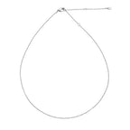 Honeycat Thin Chain Adjustable Choker in Gold, Rose Gold, or Silver (13", 14", 15", 16", 17") | Delicate Jewelry - color: Silver