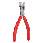 Nylon Jaw Pliers for Jewelry Making Non-Scratch C-Type Pliers with Anti-Slip Handle Round & Flat Nose Design for Wire Bending(pliers) - style: pliers