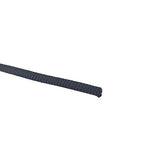 1/4" Black Shock Cord, Marine Grade Polyester Bungee Cord, 500 ft Spool, UV Resistant Elastic Rope - size: (#8) 1/4" x 500 feet