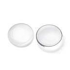 Craftdady 200Pcs Transparent Clear Glass Cabochons 15.5-16mm Flat Back Half Round Dome Tiles for Photo Pendant Jewelry Craft Making - color: Transparent Clear, size: 16mm Round