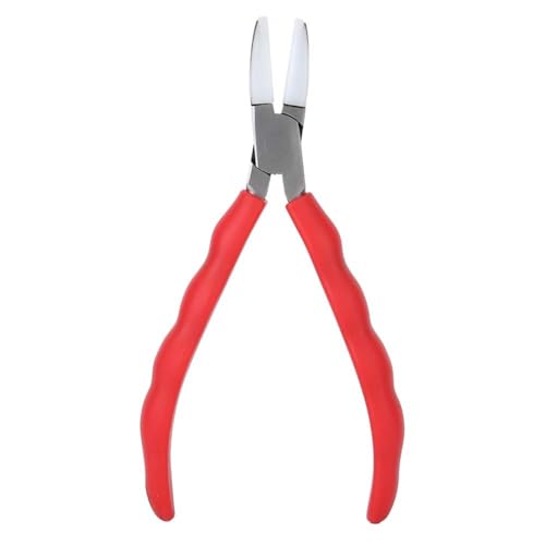Nylon Jaw Pliers for Jewelry Making Non-Scratch C-Type Pliers with Anti-Slip Handle Round & Flat Nose Design for Wire Bending(Square headed pliers) - style: Square headed pliers