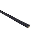 QNR 3/8" Black Shock Cord, Marine Grade Polyester Bungee Cord, 100 ft Spool, UV Resistant Elastic Rope - size: (#12) 3/8" x 100 feet