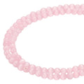 PATIKIL 4 mm Natural Clear Quartz Loose Beads, 2 Strands Crystal Round Stone Strand Beads Gemstone Loose Bead Spacer Beads for Jewelry Making DIY Necklace Bracelet, Pink - color: Pink, size: 4 mm