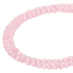 PATIKIL 4 mm Natural Clear Quartz Loose Beads, 2 Strands Crystal Round Stone Strand Beads Gemstone Loose Bead Spacer Beads for Jewelry Making DIY Necklace Bracelet, Pink - color: Pink, size: 4 mm