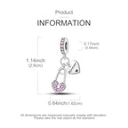 LAZA Charms for Bracelets 925 Sterling Silver Butterfly Summer Travel Ocean Lucky Charm Beads Pendant Jewelry for Women Mom - color: Forever Love