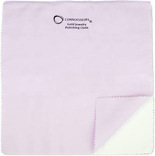 CONNOISSEURS Premium Edition Extra Large Polishing Cloth for Gold Jewelry - Ultrasoft Fabric with Anti-Tarnish Formula - 14x14 Inches - style: 14 x 14 Inches - Gold