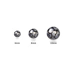 150pcs 8mm Black Dragon Vein Beads Natural Gemstone Beads Round Loose Beads for Jewelry Making Energy Healing Power Stones - color: Black Dragon Vein, size: 8mm