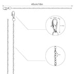 Lemonkey 24 Pack Necklace Chains Bulk,Silver Plated DIY Cable Link Chains for Jewelry Making 18 Inches - color: Silver, size: 18inch