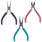 3 Pcs Jewelry Pliers Kit - Includes Needle Nose, Round Nose, and Wire Cutters for Jewelry Making, Repair, and DIY Crafts