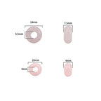 BEADIA Natural Rose Quartz Crystal Rondelle Stone with Large Hole (5.5mm) Loose Semi Gemstone Beads for Jewelry Making 14mmx7.5mm 12pcs - color: Rose Quartz, size: 14mm x 7.5mm