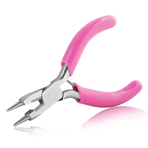 SPEEDWOX 3 Inch Mini Pliers - Round Nose, Wire Looping, Cutter for Jewelry Making & Wire Bending - style: Round Nose Pliers